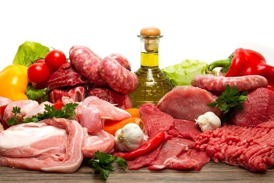 kan grubuna göre kilo kaybı için et ve sebzeler